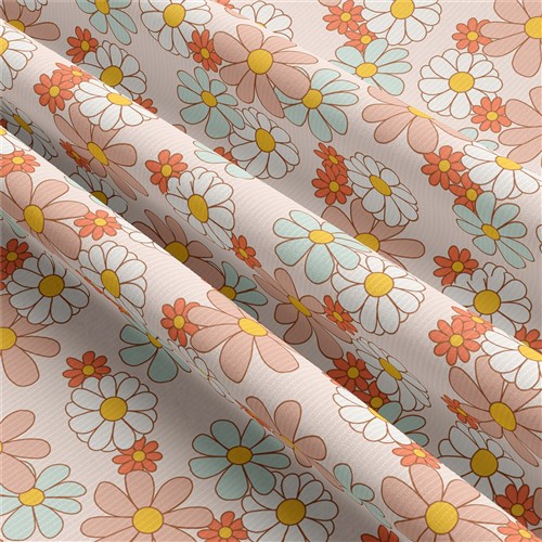 Floral Rib Knit Fabric, RBK221 & Get a Free $89.99 Embroidery Bundle