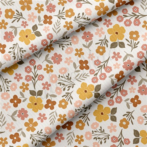 Floral Rib Knit Fabric, RBK2177 & Get a Free $89.99 Embroidery Bundle