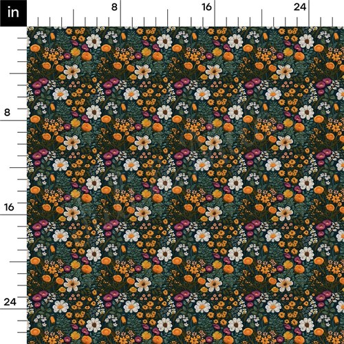 Floral Embroidery Rib Knit Fabric, RBK1785 & Get a Free $89.99 Embroidery Bundle