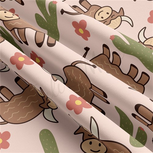 Boho Western Double Brushed Polyester Fabric Jersey Stretchy Soft Polyester Stretch Fabric