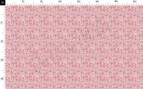 Valentine's Day Double Brushed Polyester Fabric Jersey Stretchy Soft Polyester Stretch Fabric