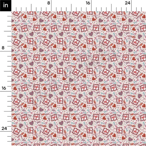 Valentine's Day Double Brushed Polyester Fabric Jersey Stretchy Soft Polyester Stretch Fabric