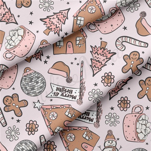 Christmas Double Brushed Polyester Fabric Jersey Stretchy Soft Polyester Stretch Fabric