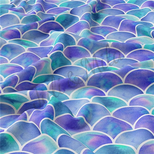 Scale Double Brushed Polyester Fabric Jersey Stretchy Soft Polyester Stretch Fabric