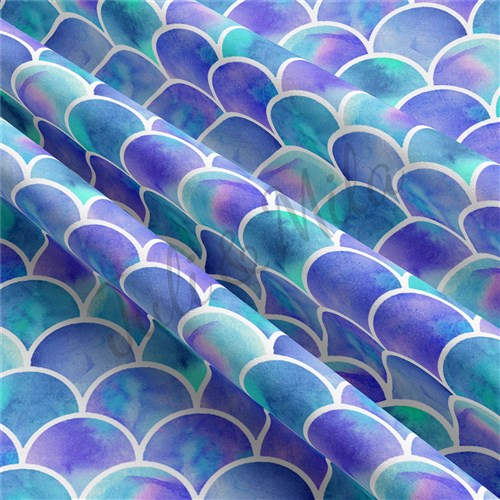 Scale Double Brushed Polyester Fabric Jersey Stretchy Soft Polyester Stretch Fabric