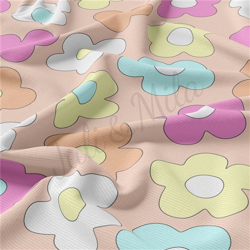 Floral Rib Knit Fabric, RBK1500 & Get a Free $89.99 Embroidery Bundle