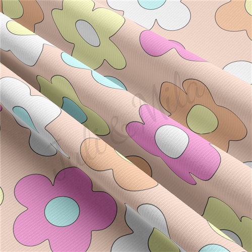 Floral Rib Knit Fabric, RBK1500 & Get a Free $89.99 Embroidery Bundle