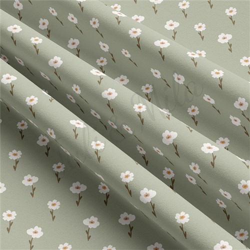 Floral Floral Flowers Double Brushed Polyester Fabric Jersey Stretchy Soft Polyester Stretch Fabric
