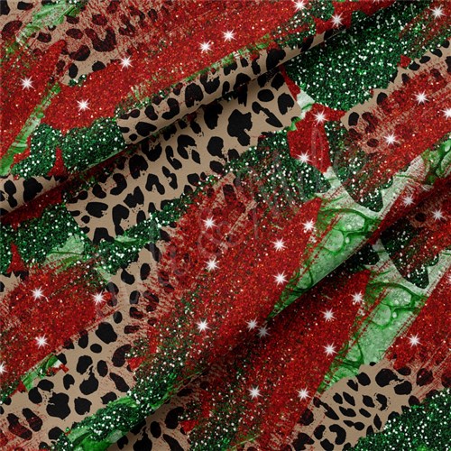 Christmas Double Brushed Polyester Fabric Jersey Stretchy Soft Polyester Stretch Fabric