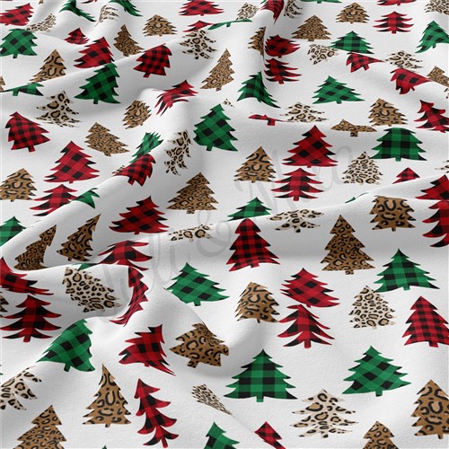 Christmas Double Brushed Polyester Fabric Jersey Stretchy Soft Polyester Stretch Fabric