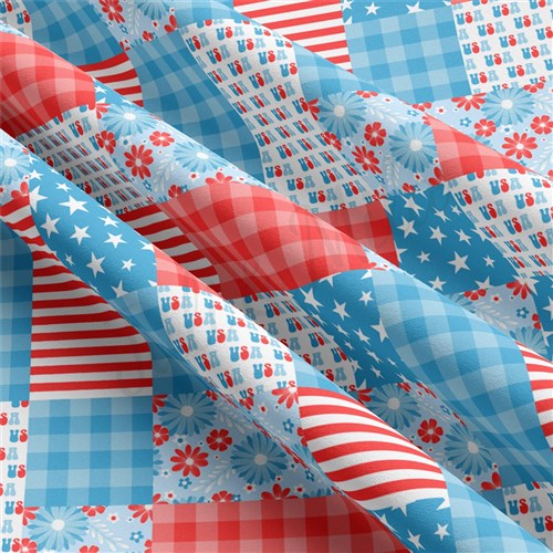 4th of July Patriotic DBP Fabric, DBP2079 & Get a Free $89.99 Embroidery Bundle