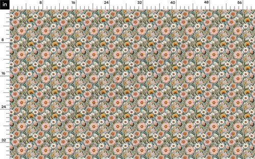 Floral Embroidery Rib Knit Fabric, RBK1786 & Get a Free $89.99 Embroidery Bundle