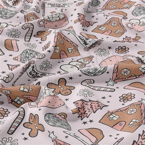 Christmas Rib Knit Fabric, RBK2041 & Get a Free $89.99 Embroidery Bundle