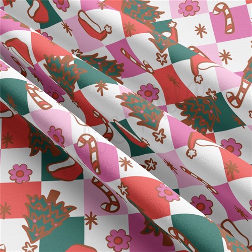 Christmas Double Brushed Polyester Fabric Jersey Stretchy Soft Polyester Stretch Fabric