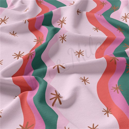 Christmas Double Brushed Polyester Fabric Jersey Stretchy Soft Polyester Stretch Fabric