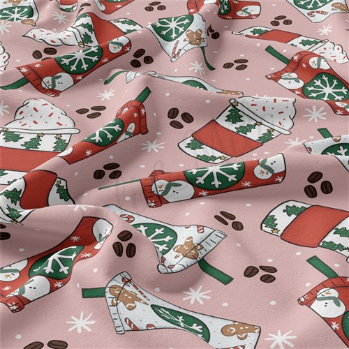 Christmas Double Brushed Polyester Fabric Jersey Stretchy Soft Polyester Stretch Fabric