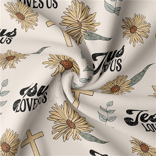 Rib Knit Fabric, RBKjesusloveus & Get a Free $89.99 Embroidery Bundle