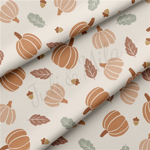 Halloween Autumn Fall Double Brushed Polyester Fabric Jersey Stretchy Soft Polyester Stretch Fabric