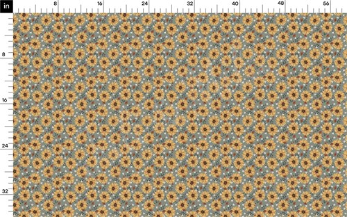 DBPsunflowers Double Brushed Polyester Fabric Jersey Stretchy Soft Polyester Stretch Fabric