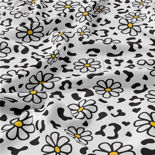 Floral Rib Knit Fabric, RBK1572 & Get a Free $89.99 Embroidery Bundle