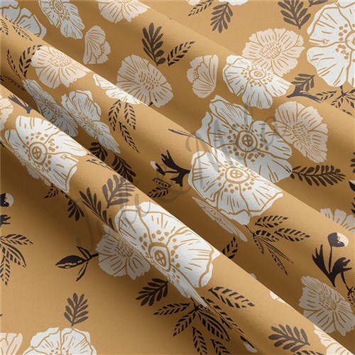 Floral55 Double Brushed Polyester Fabric Jersey Stretchy Soft Polyester Stretch Fabric