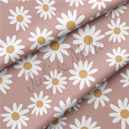 Rib Knit Fabric, floral54 & Get a Free $89.99 Embroidery Bundle