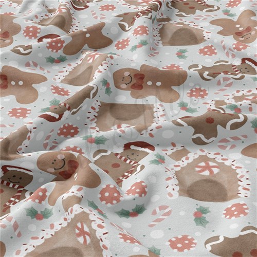 Christmas Double Brushed Polyester Fabric Jersey Stretchy Soft Polyester Stretch Fabric