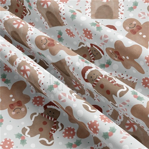 Christmas Double Brushed Polyester Fabric Jersey Stretchy Soft Polyester Stretch Fabric