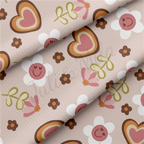 Rib Knit Fabric, RBKvalfloral & Get a Free $89.99 Embroidery Bundle