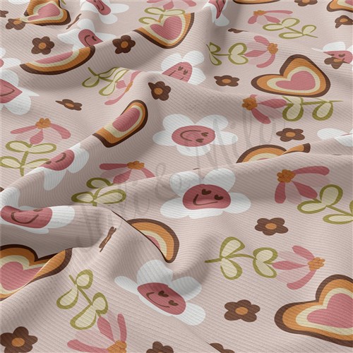 Rib Knit Fabric, RBKvalfloral & Get a Free $89.99 Embroidery Bundle