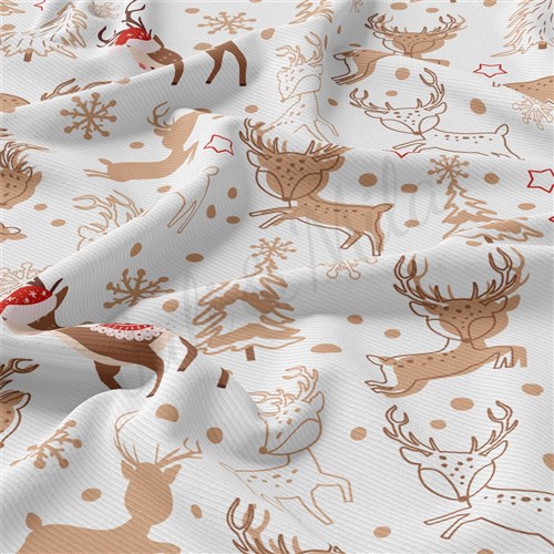 Christmas Rib Knit Fabric, RBK2165 & Get a Free $89.99 Embroidery Bundle