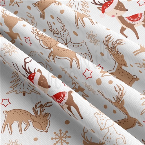 Christmas Rib Knit Fabric, RBK2165 & Get a Free $89.99 Embroidery Bundle