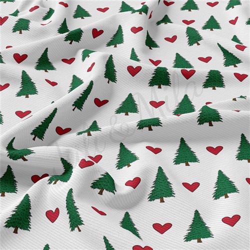 Christmas Rib Knit Fabric, RBK2169 & Get a Free $89.99 Embroidery Bundle