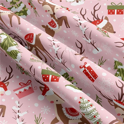 Christmas Double Brushed Polyester Fabric Jersey Stretchy Soft Polyester Stretch Fabric