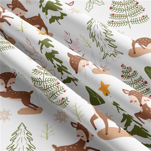 Christmas Double Brushed Polyester Fabric Jersey Stretchy Soft Polyester Stretch Fabric