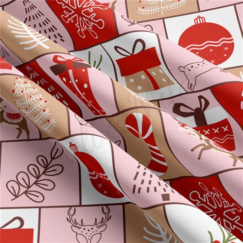 Christmas Double Brushed Polyester Fabric Jersey Stretchy Soft Polyester Stretch Fabric