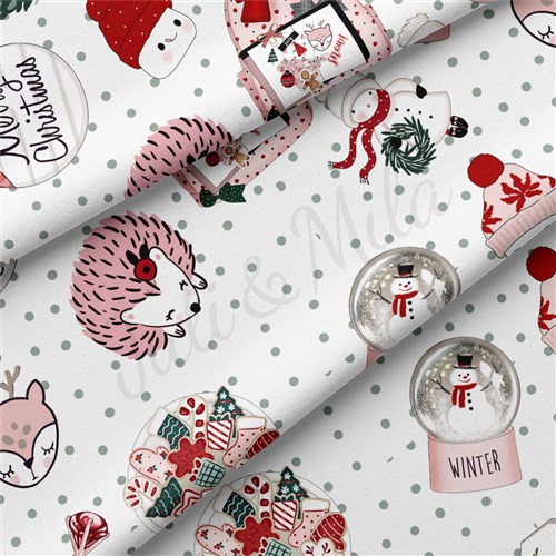 Christmas Double Brushed Polyester Fabric Jersey Stretchy Soft Polyester Stretch Fabric