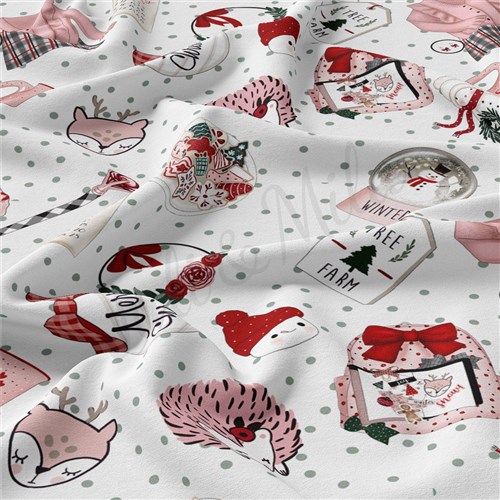 Christmas Double Brushed Polyester Fabric Jersey Stretchy Soft Polyester Stretch Fabric