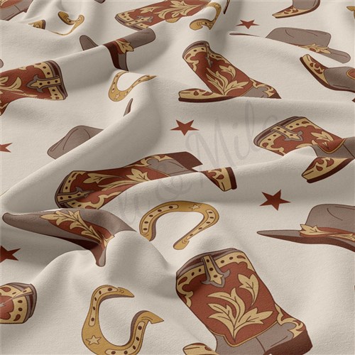 Boho Western Double Brushed Polyester Fabric Jersey Stretchy Soft Polyester Stretch Fabric