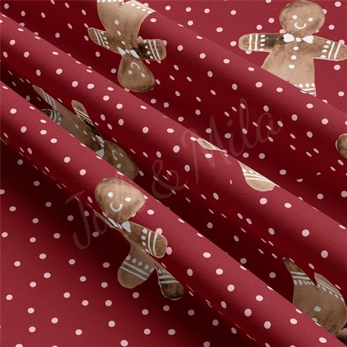 Christmas Double Brushed Polyester Fabric Jersey Stretchy Soft Polyester Stretch Fabric