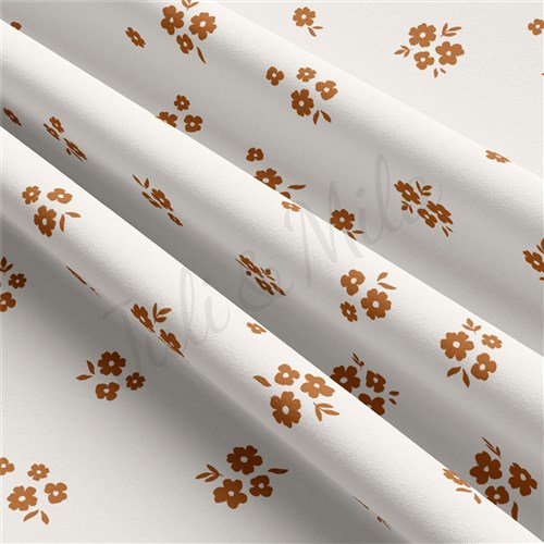 Floral Double Brushed Polyester Fabric Jersey Stretchy Soft Polyester Stretch Fabric