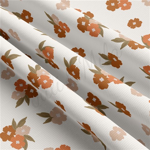 Floral Rib Knit Fabric, RBK2200 & Get a Free $89.99 Embroidery Bundle