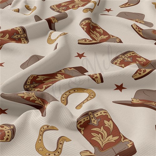 Boho Western Rib Knit Fabric, RBK2175 & Get a Free $89.99 Embroidery Bundle