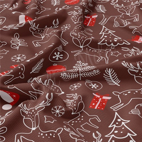 Christmas Rib Knit Fabric, RBK2164 & Get a Free $89.99 Embroidery Bundle