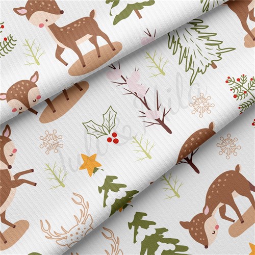Christmas Rib Knit Fabric, RBK2180 & Get a Free $89.99 Embroidery Bundle