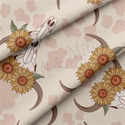 Boho Western Rib Knit Fabric, RBK2170 & Get a Free $89.99 Embroidery Bundle