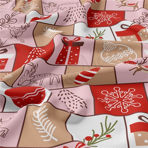 Christmas Rib Knit Fabric, RBK2168 & Get a Free $89.99 Embroidery Bundle