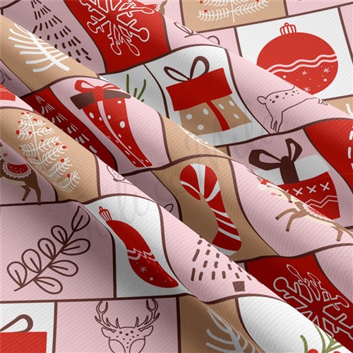 Christmas Rib Knit Fabric, RBK2168 & Get a Free $89.99 Embroidery Bundle