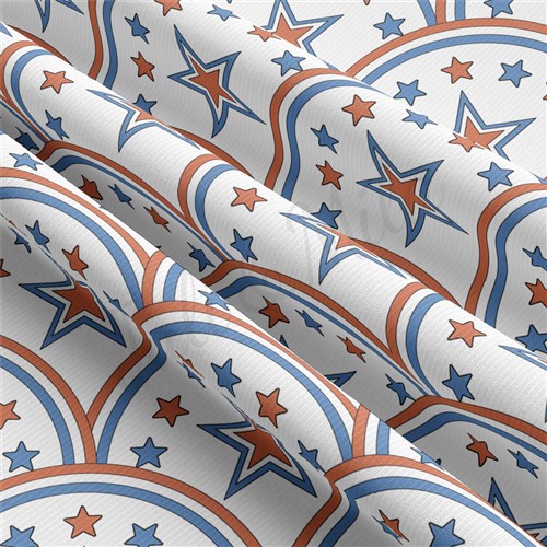 4th of July Patriotic Rib Knit Fabric, RBK2191 & Get a Free $89.99 Embroidery Bundle