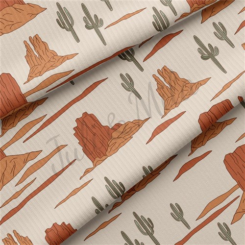 Boho Western Rib Knit Fabric, RBK2185 & Get a Free $89.99 Embroidery Bundle